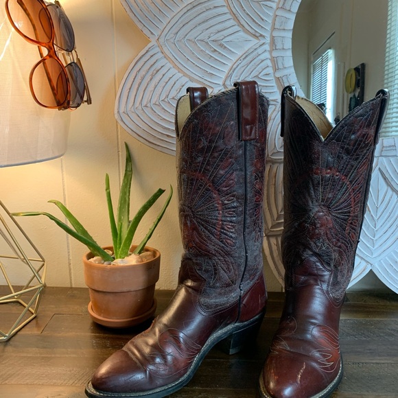 Vintage Men’s/Women’s cowboy boots 👢🦚 - Picture 3 of 16